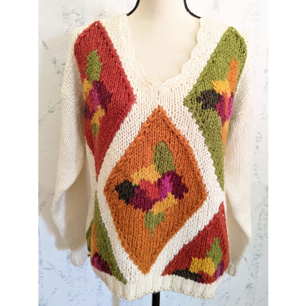 Vintage Knitted Sweater Top